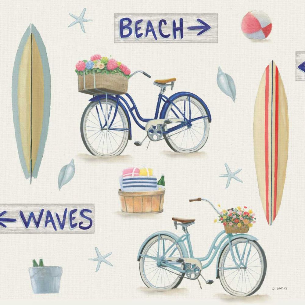 Beach Time Pattern VI art print by James Wiens for $57.95 CAD