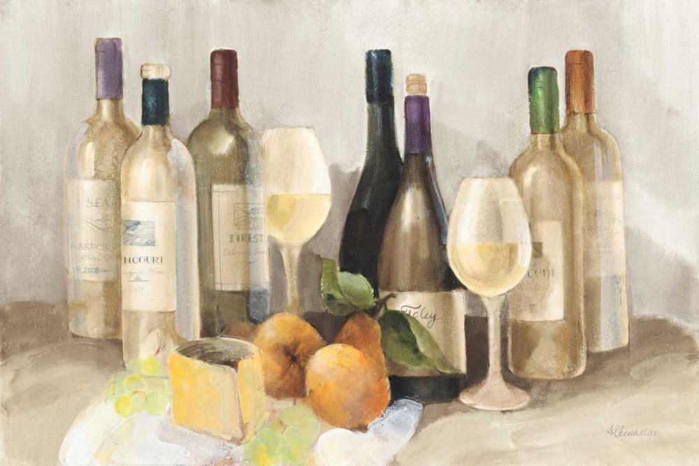 Wine and Fruit II v2 Light art print by Albena Hristova for $57.95 CAD