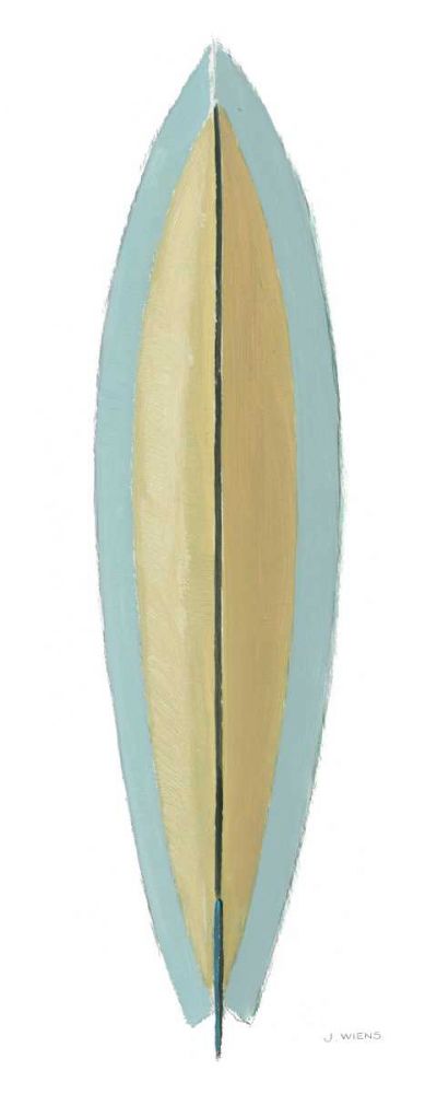 Beach Time Surfboard II art print by James Wiens for $57.95 CAD