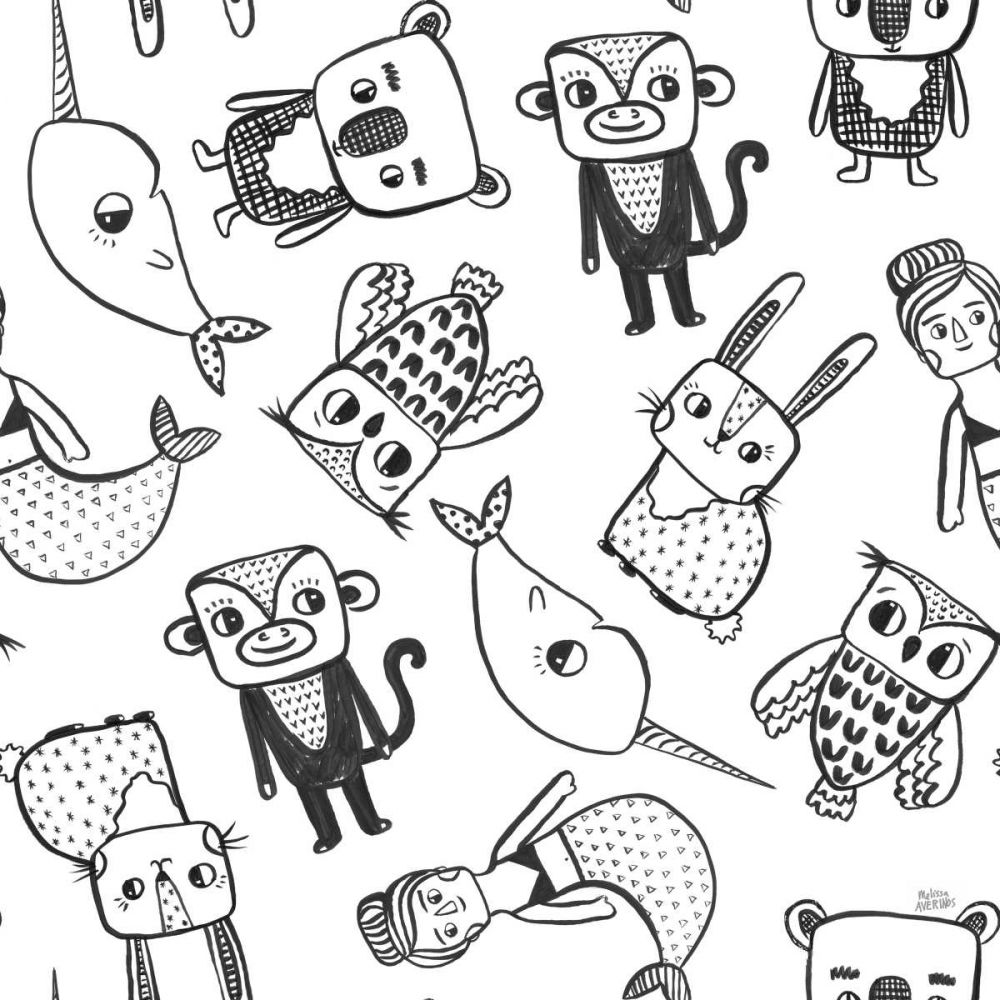 Scandy Baby Pattern XIA art print by Melissa Averinos for $57.95 CAD