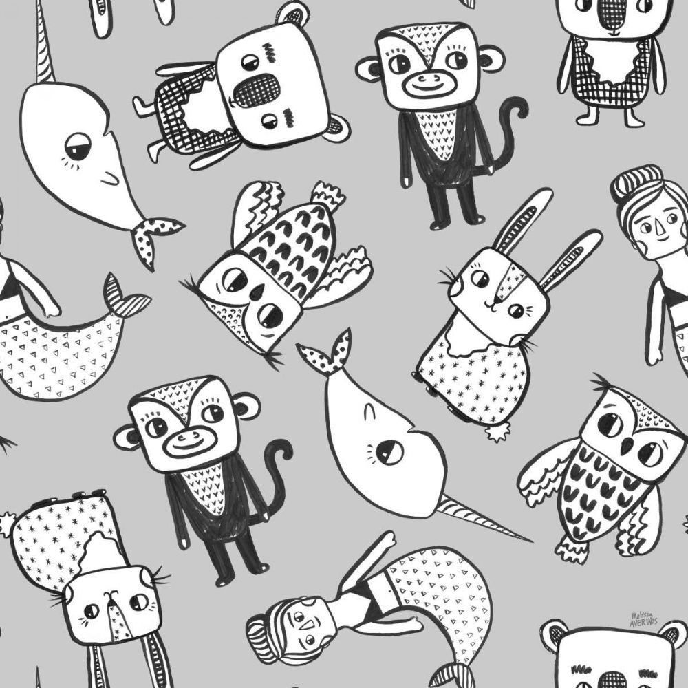 Scandy Baby Pattern XIC art print by Melissa Averinos for $57.95 CAD