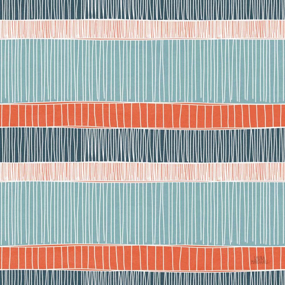 Seaside Village Pattern II art print by Laura Marshall for $57.95 CAD