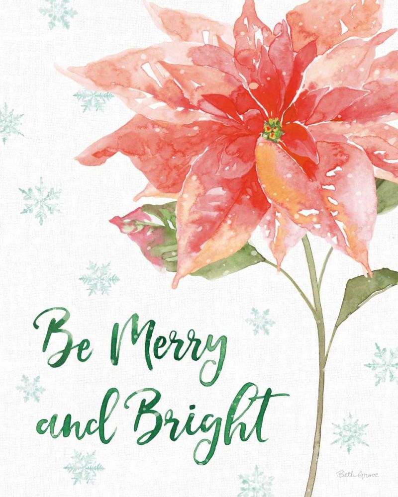 Holiday Flora VI art print by Beth Grove for $57.95 CAD