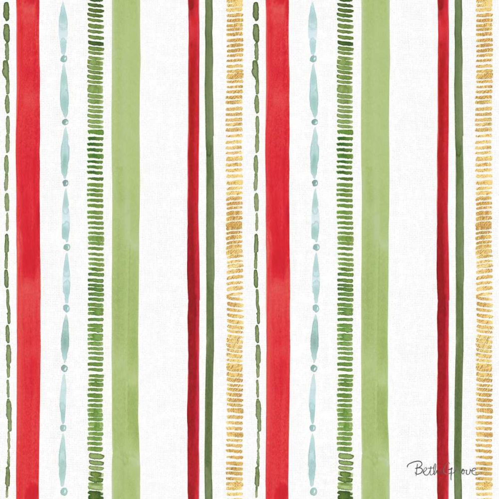 Holiday Flora Pattern IV art print by Beth Grove for $57.95 CAD
