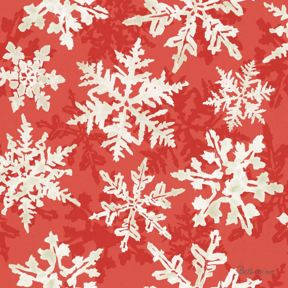 Holiday Flora Pattern VIIA art print by Beth Grove for $57.95 CAD