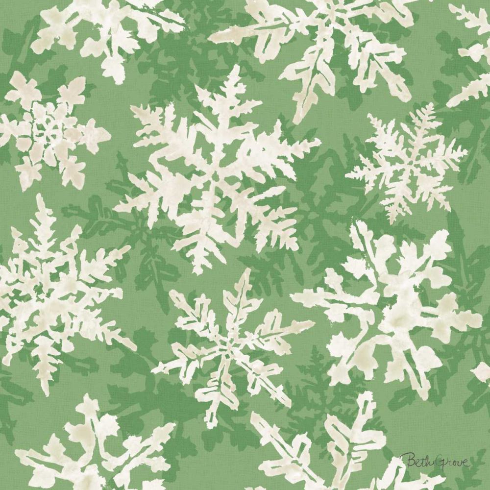 Holiday Flora Pattern VIIB art print by Beth Grove for $57.95 CAD