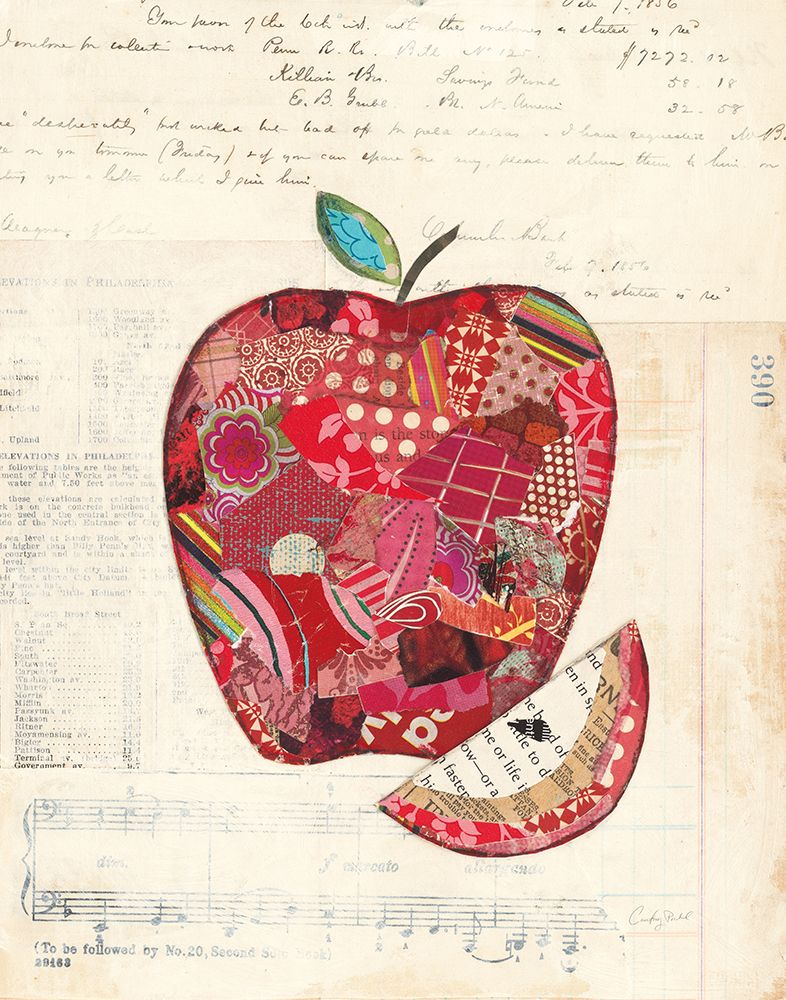 Apple art print by Courtney Prahl for $57.95 CAD