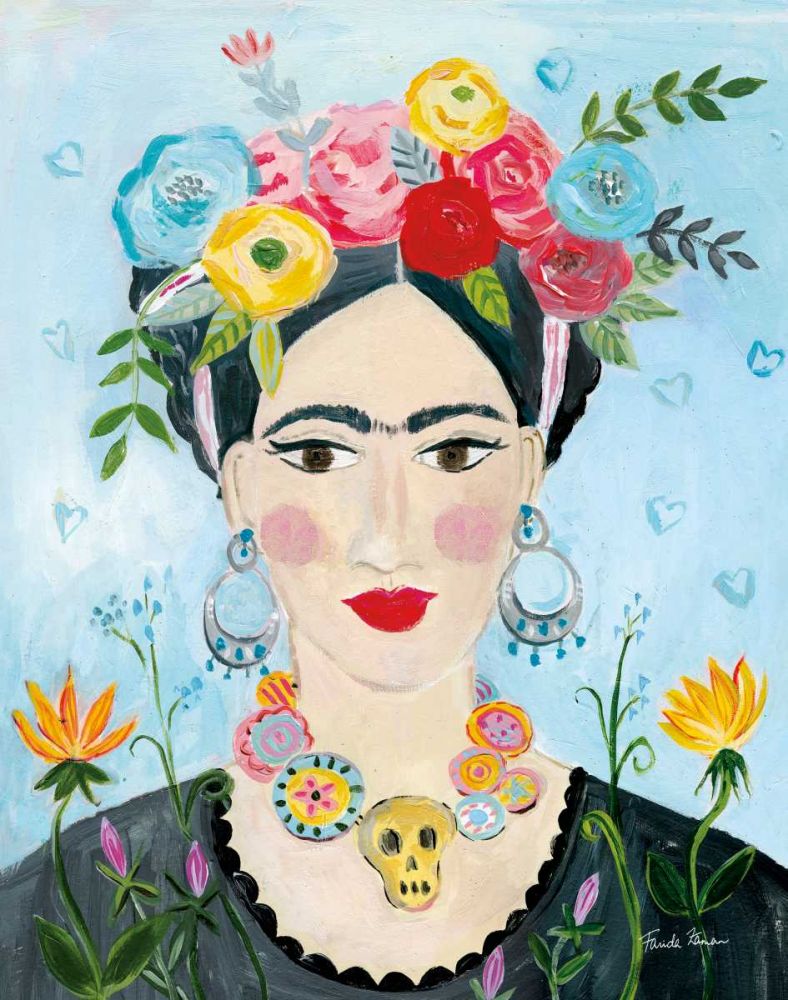 Homage to Frida II art print by Farida Zaman for $57.95 CAD