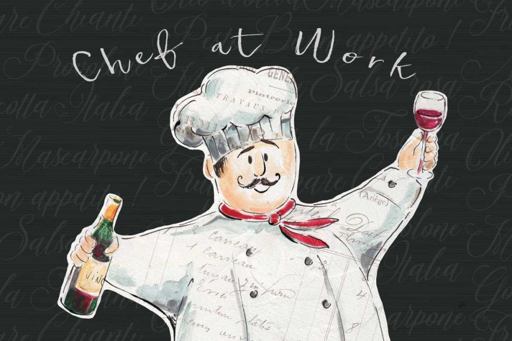 Chef at Work I art print by Daphne Brissonnet for $57.95 CAD