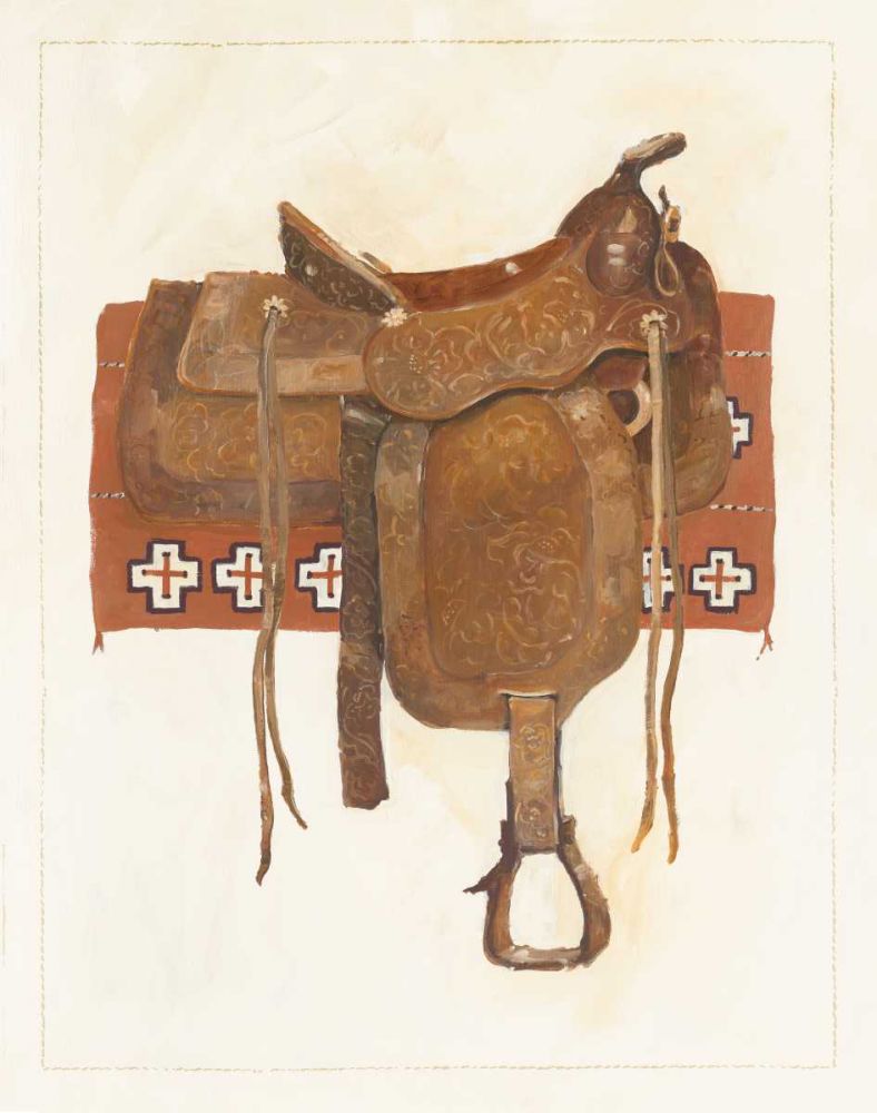 Western Saddle I Light art print by Avery Tillmon for $57.95 CAD
