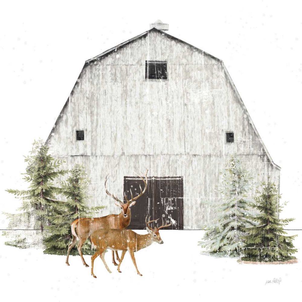 Wooded Holiday VI art print by Katie Pertiet for $57.95 CAD