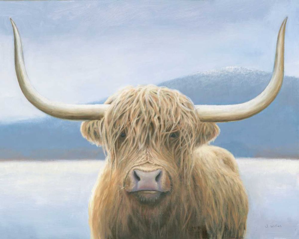 Highland Cow v2 art print by James Wiens for $57.95 CAD