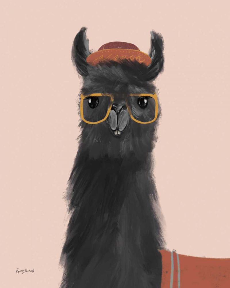 Delightful Alpacas IV art print by Becky Thorns for $57.95 CAD