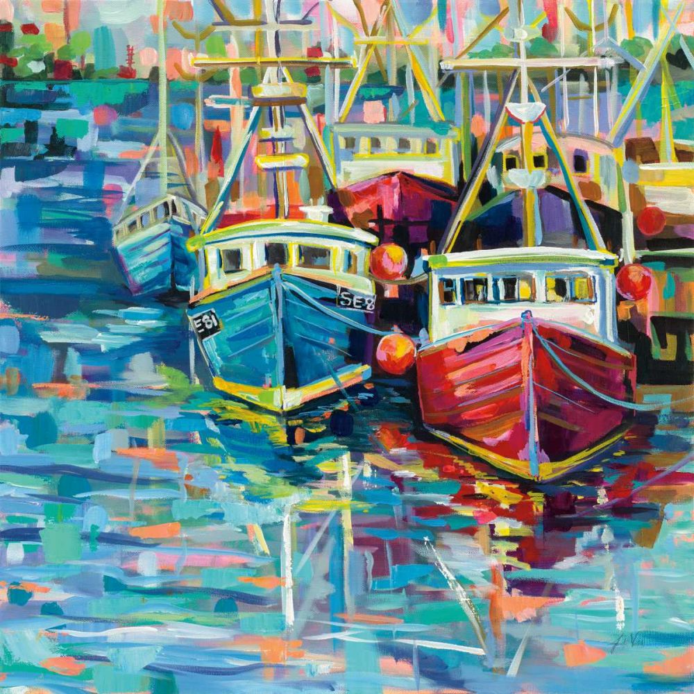 Stonington Docks art print by Jeanette Vertentes for $57.95 CAD