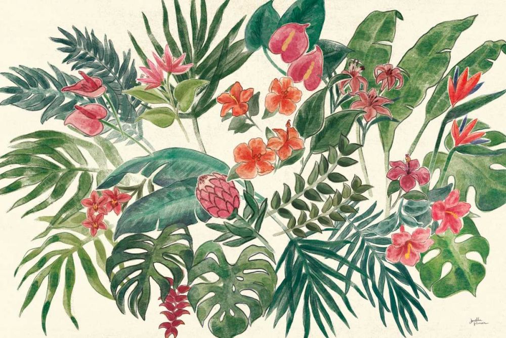 Jungle Vibes VI Leaves art print by Janelle Penner for $57.95 CAD