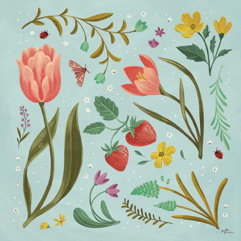Spring Botanical III art print by Janelle Penner for $57.95 CAD