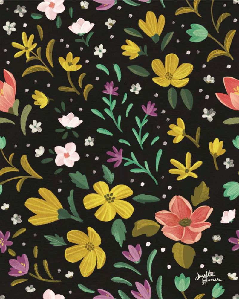 Spring Botanical Pattern IIA art print by Janelle Penner for $57.95 CAD