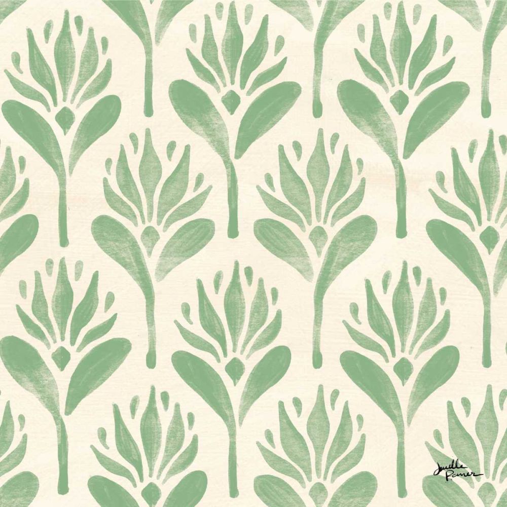 Spring Botanical Pattern IVC art print by Janelle Penner for $57.95 CAD