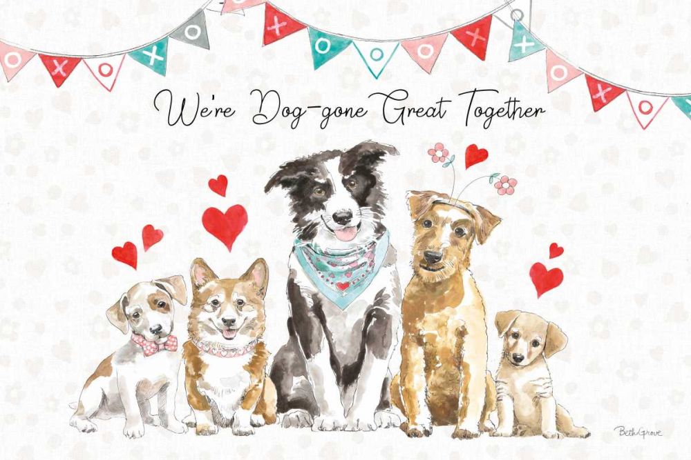 Paws of Love I art print by Beth Grove for $57.95 CAD