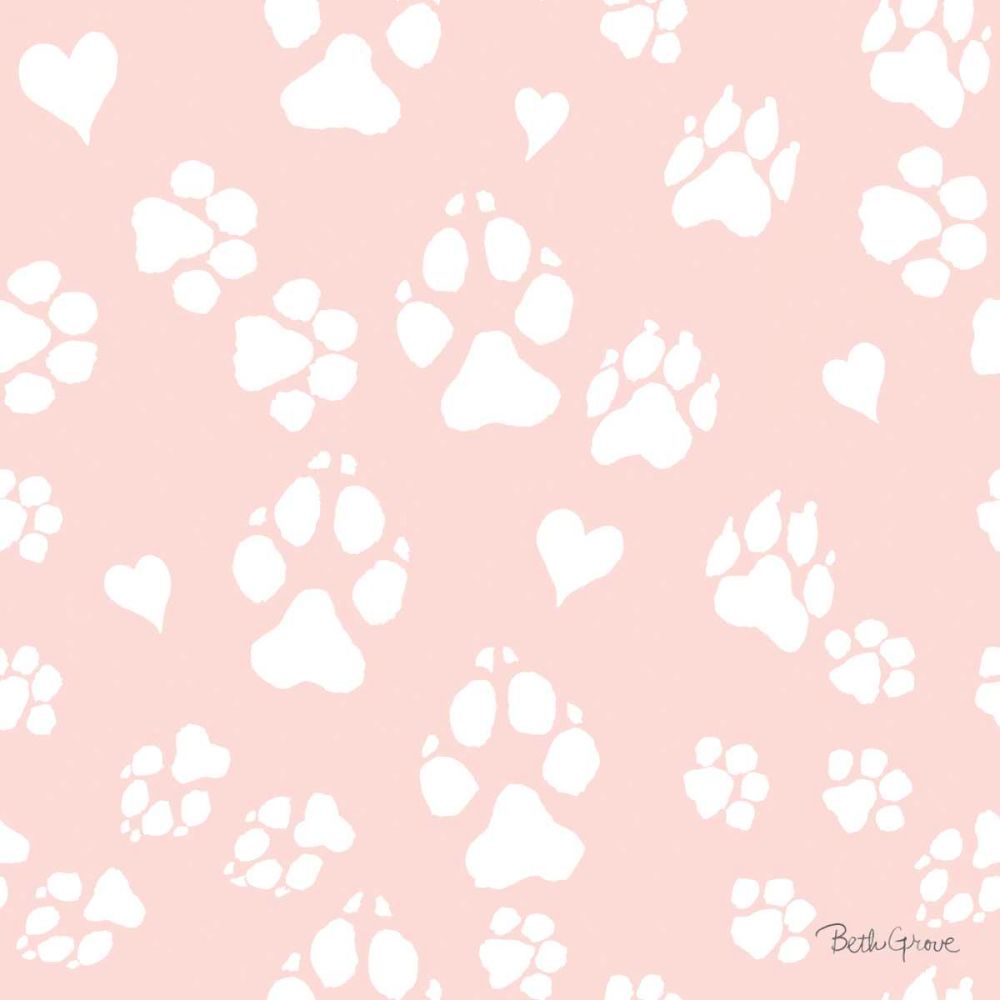 Paws of Love Pattern IIIB art print by Beth Grove for $57.95 CAD