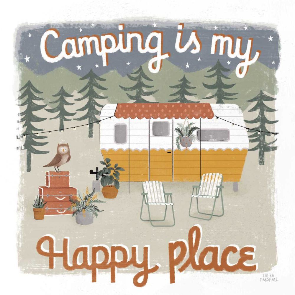 Gone Glamping V art print by Laura Marshall for $57.95 CAD