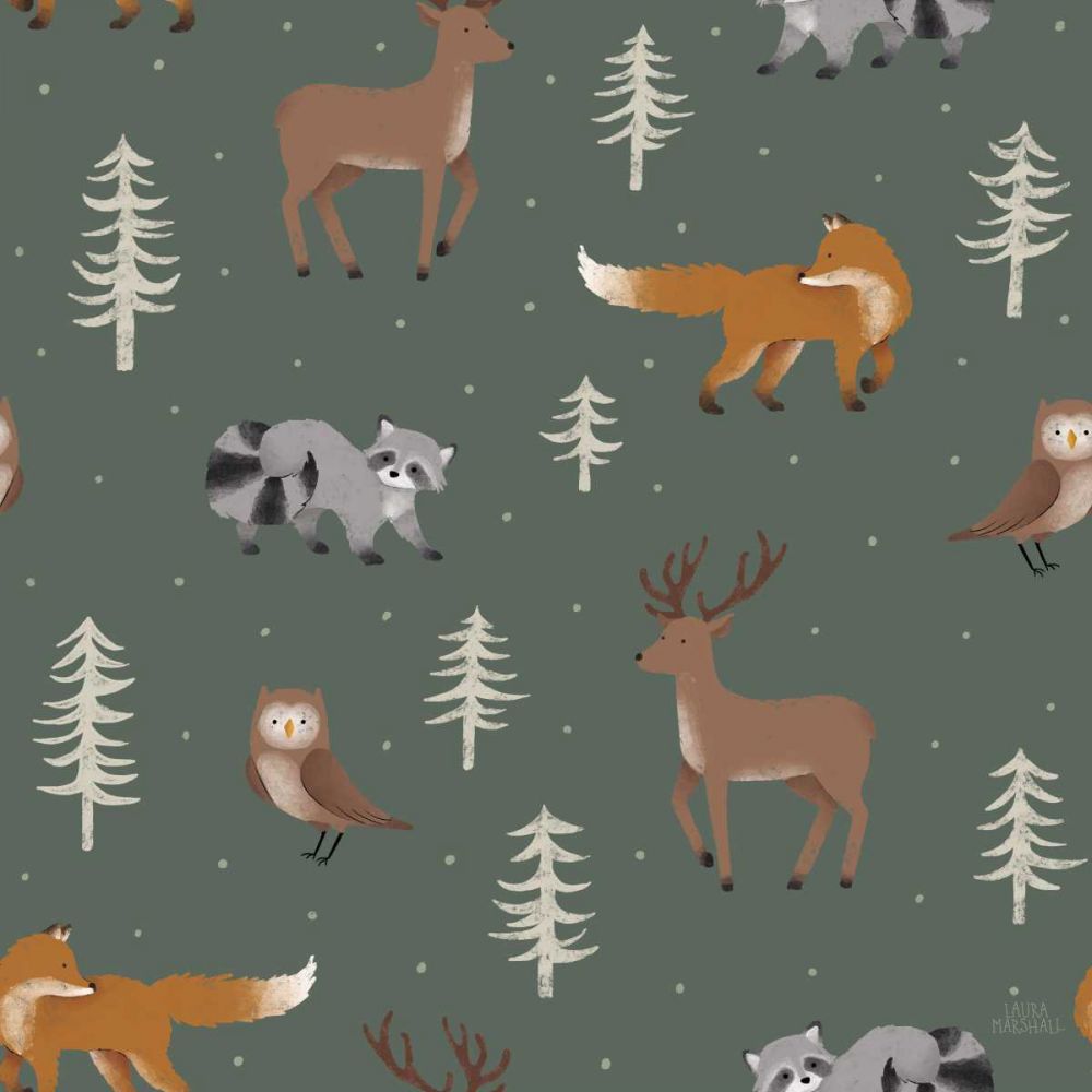 Gone Glamping Pattern VID art print by Laura Marshall for $57.95 CAD