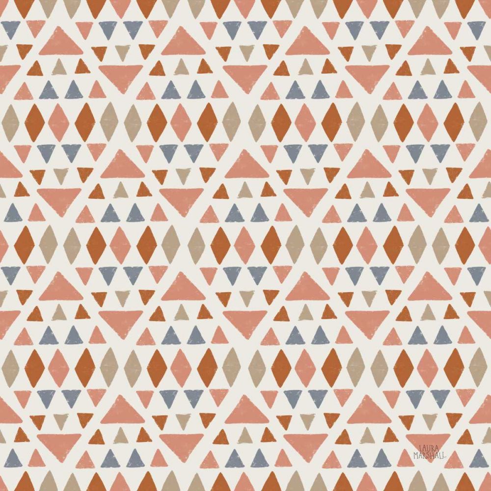 Gone Glamping Pattern VIIIA art print by Laura Marshall for $57.95 CAD