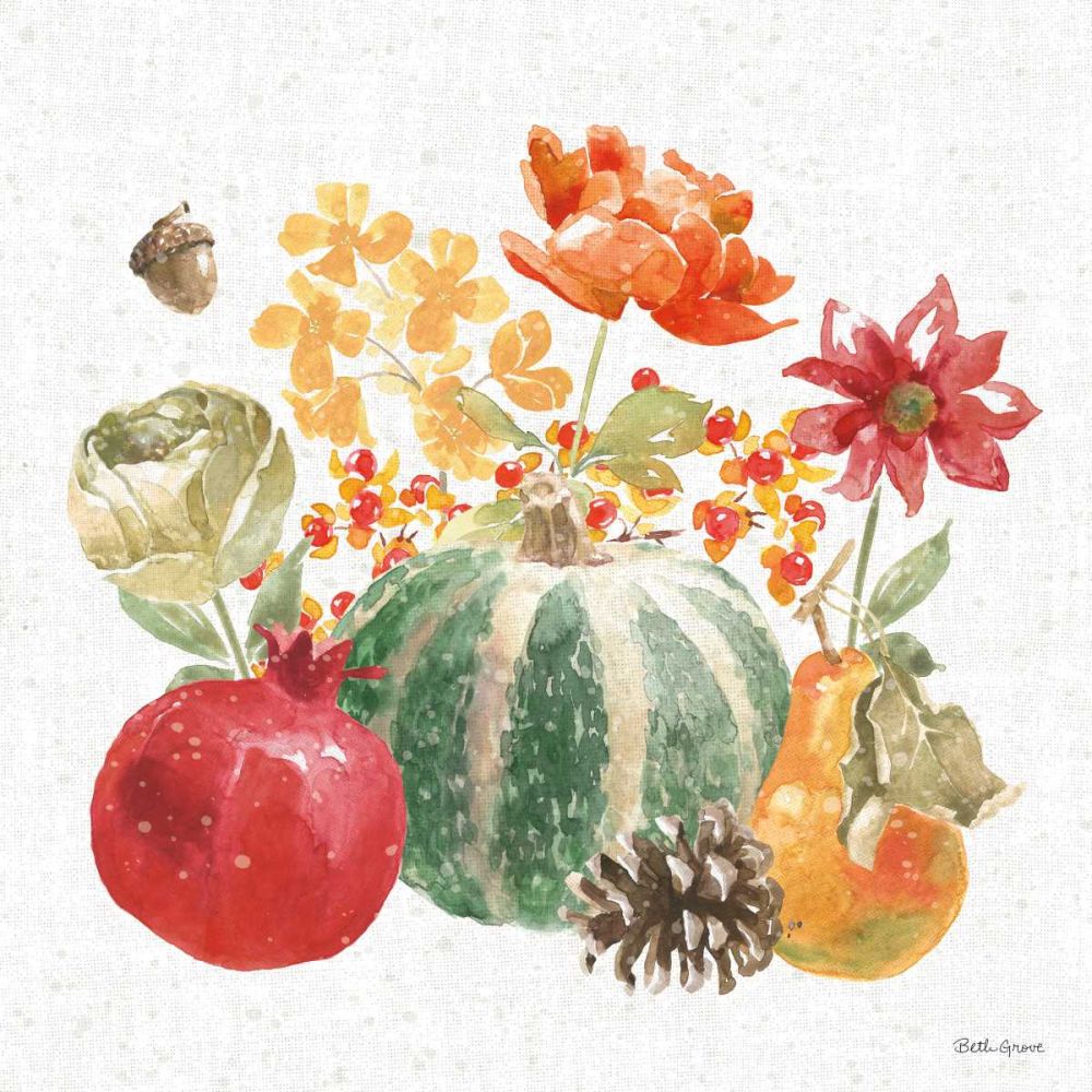 Harvest Bouquet V art print by Beth Grove for $57.95 CAD