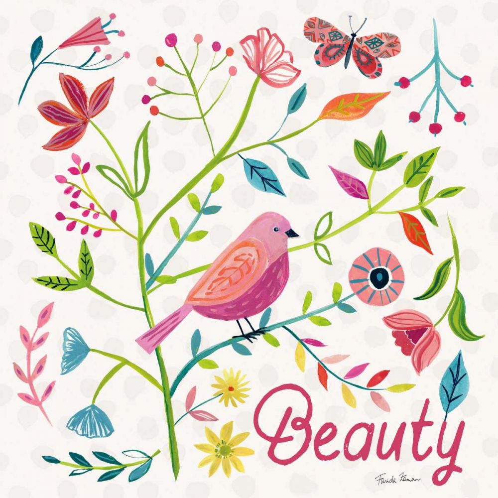 Budding Beauty III art print by Farida Zaman for $57.95 CAD