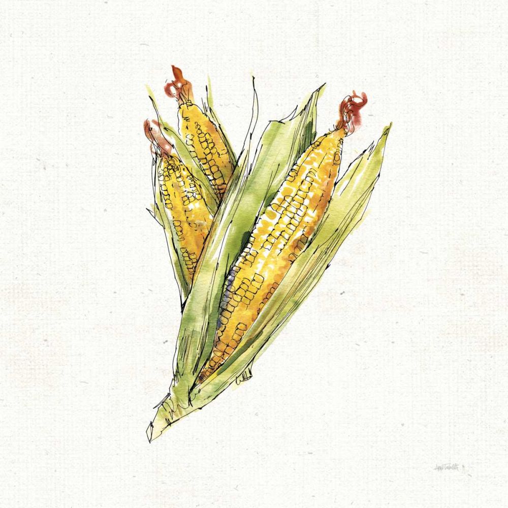 Veggie Market III Corn art print by Anne Tavoletti for $57.95 CAD