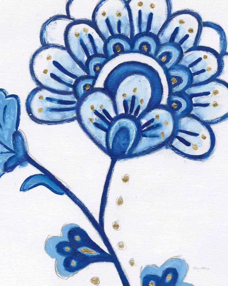 Flora Chinoiserie III art print by Emily Adams for $57.95 CAD