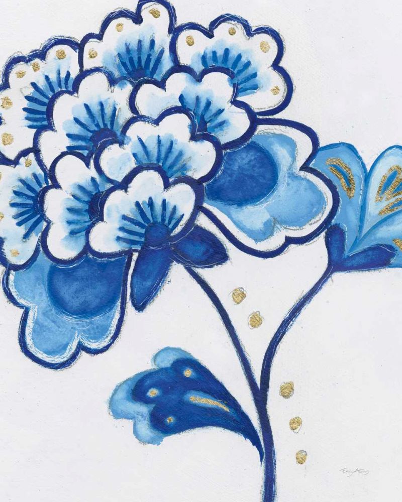Flora Chinoiserie IV art print by Emily Adams for $57.95 CAD