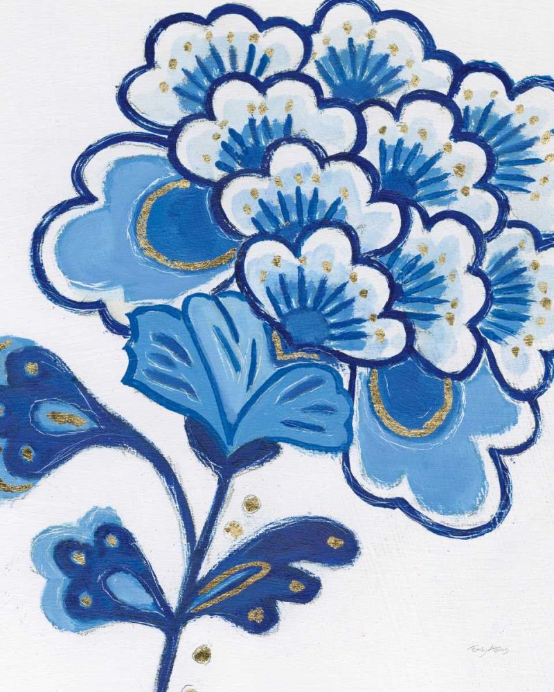 Flora Chinoiserie V art print by Emily Adams for $57.95 CAD