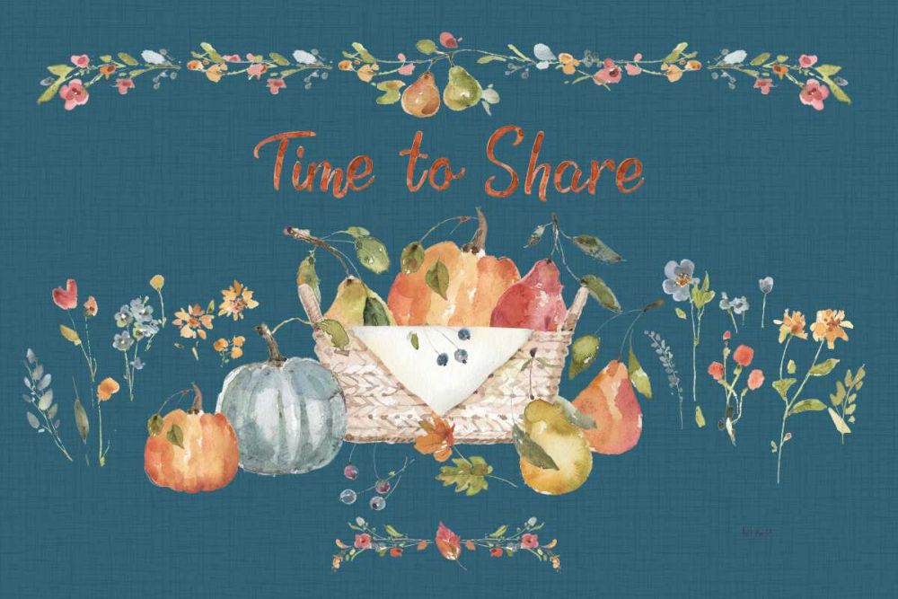 Time to Share I Blue art print by Lisa Audit for $57.95 CAD