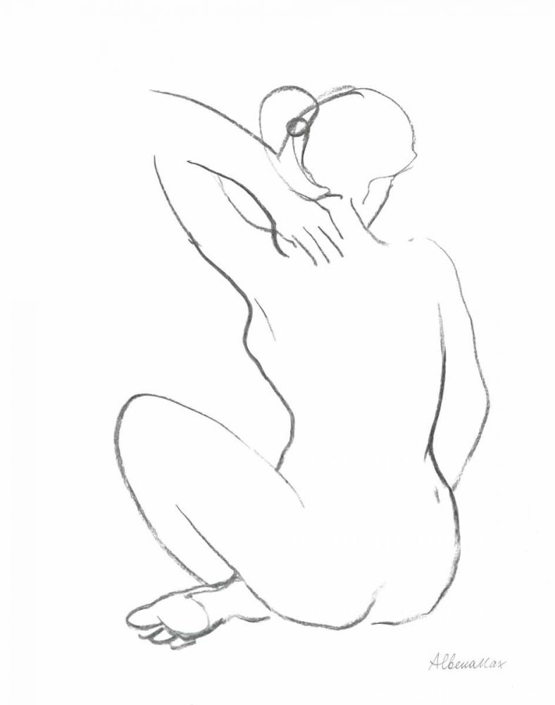 Nude Sketch I art print by Albena Hristova for $57.95 CAD