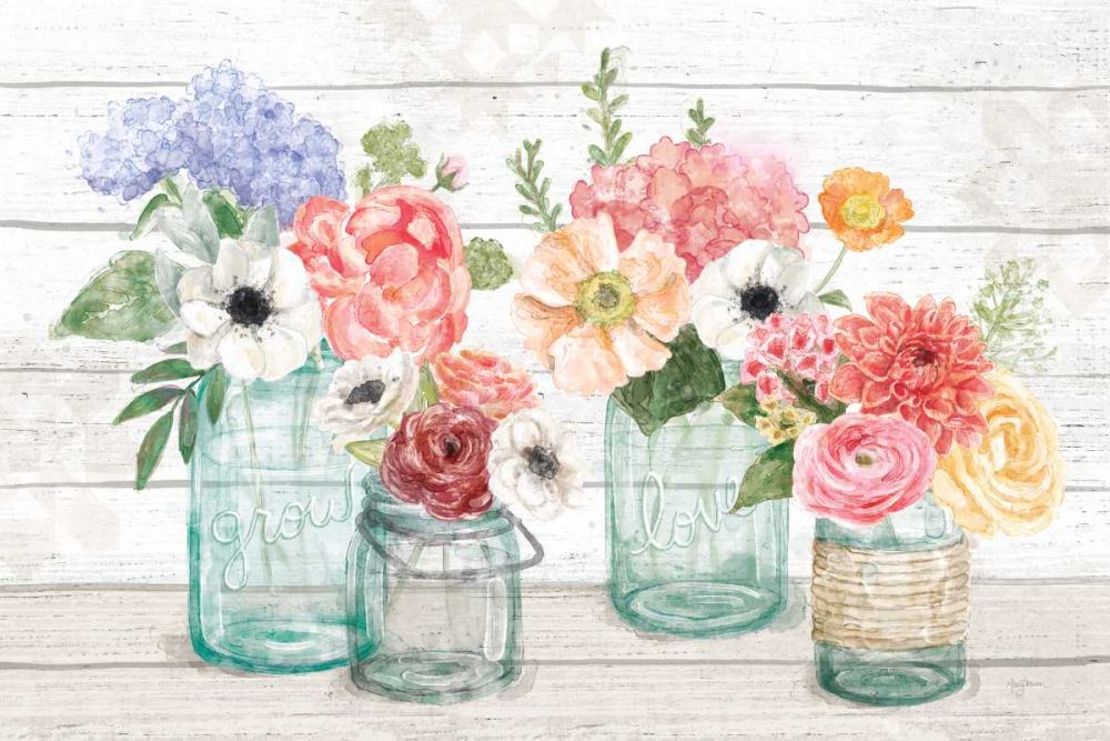 Pastel Flower Market I art print by Mary Urban for $57.95 CAD