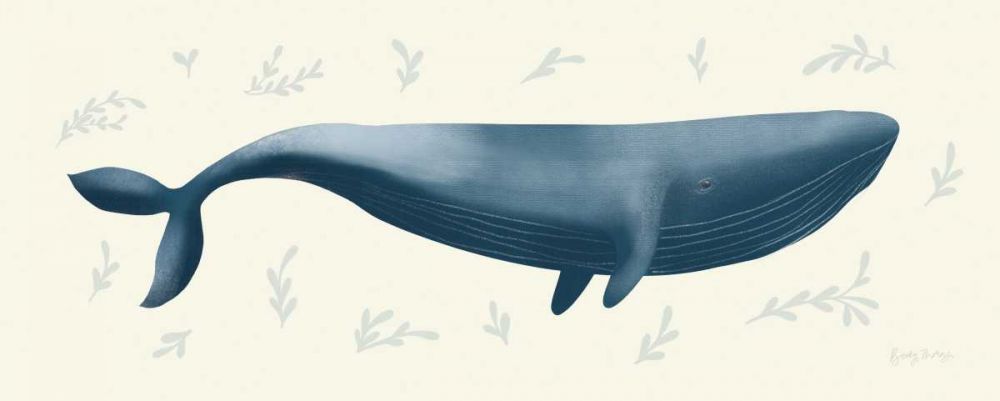 Ocean Life Whale art print by Becky Thorns for $57.95 CAD