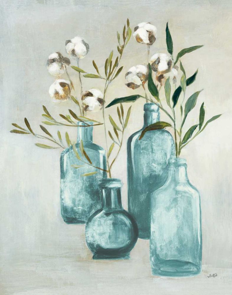Cotton Still Life II Blue art print by Julia Purinton for $57.95 CAD
