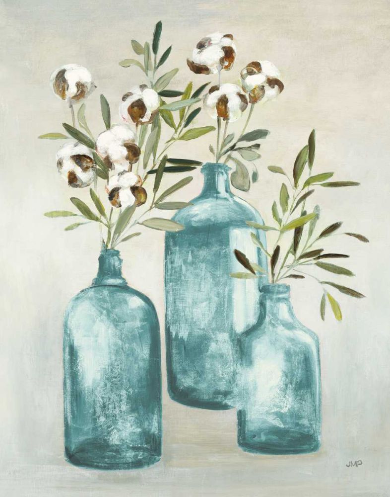 Cotton Still Life III Blue art print by Julia Purinton for $57.95 CAD