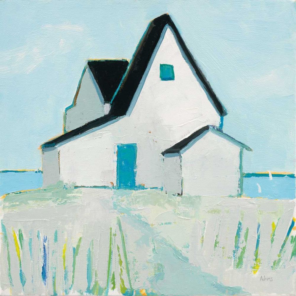 Cottage by the Sea Neutral art print by Phyllis Adams for $57.95 CAD