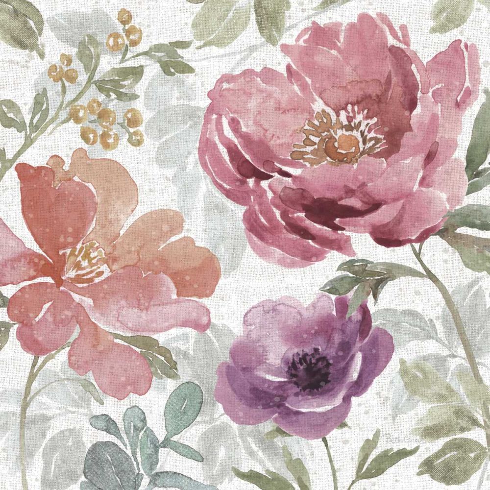 Springtime Bloom III Dark art print by Beth Grove for $57.95 CAD
