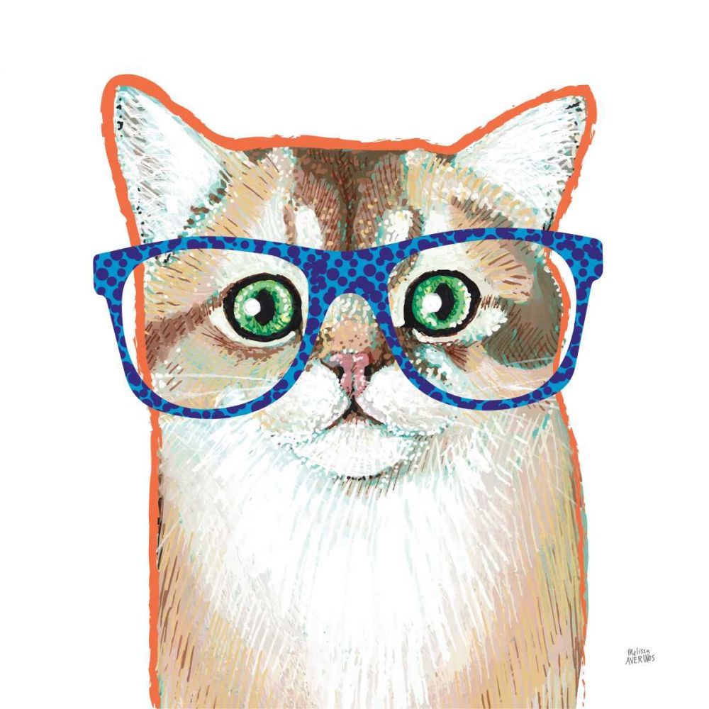 Bespectacled Pet II art print by Melissa Averinos for $57.95 CAD