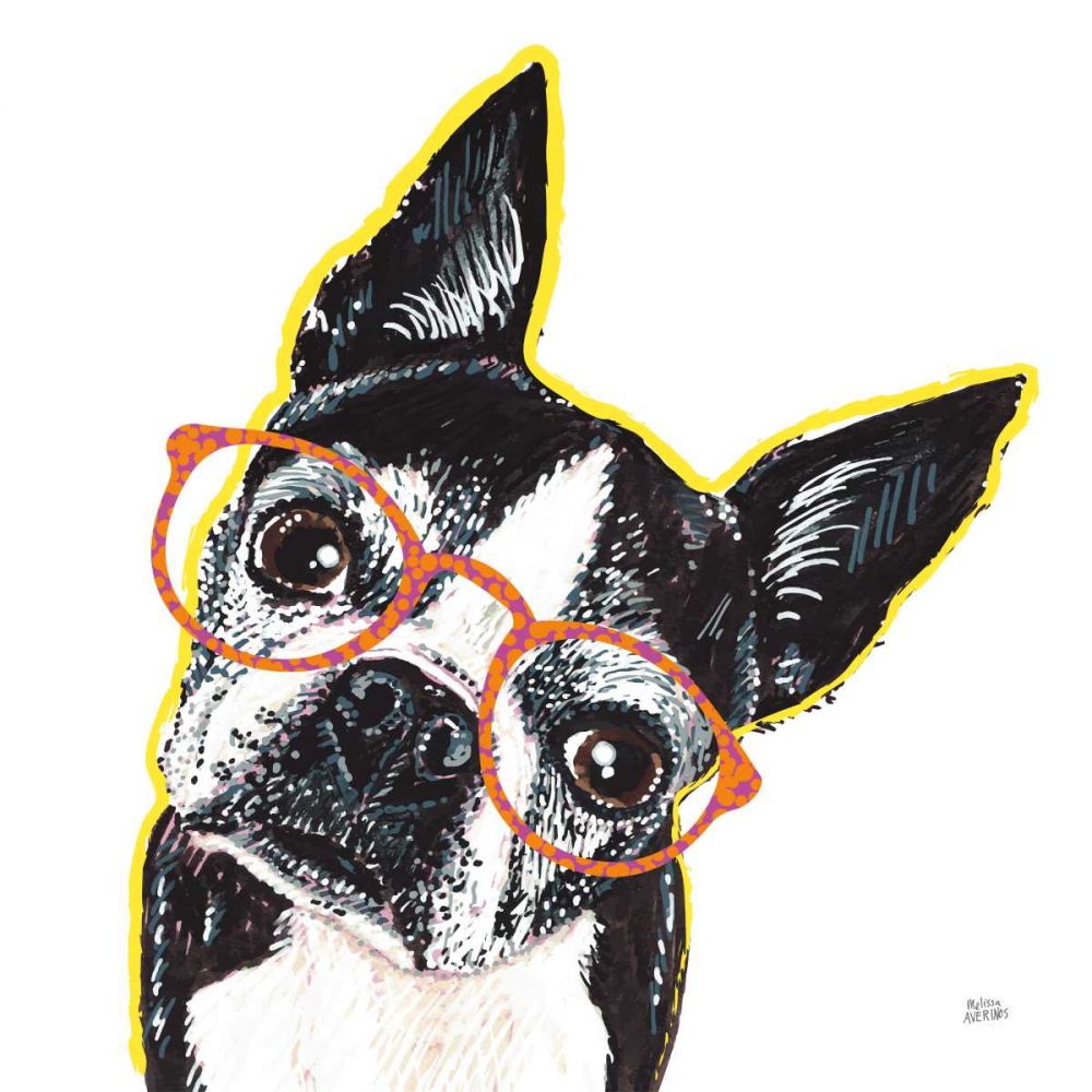 Bespectacled Pet IV art print by Melissa Averinos for $57.95 CAD
