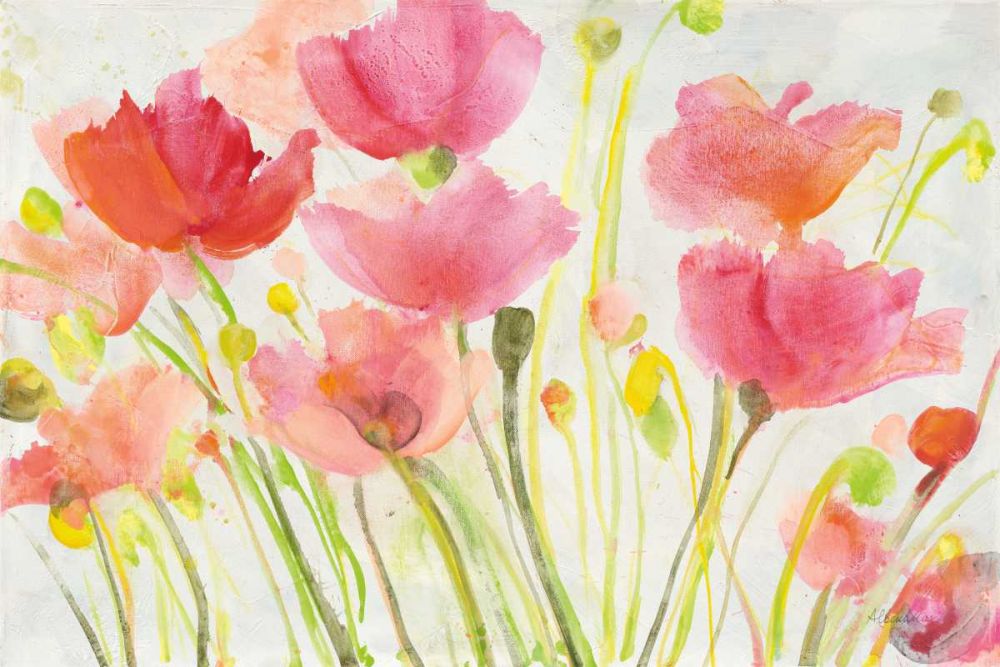 Fluorescent Poppies art print by Albena Hristova for $57.95 CAD