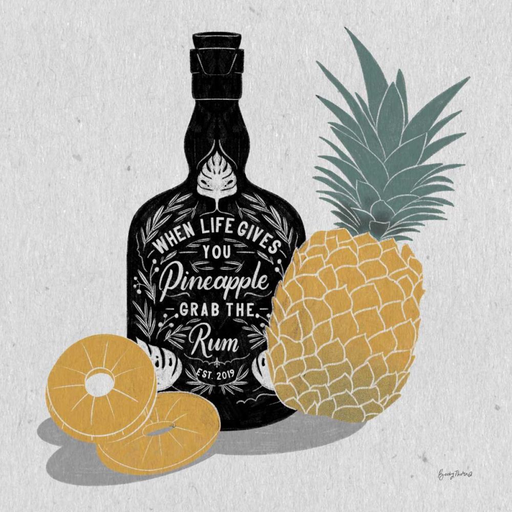 Fruity Spirits Rum art print by Becky Thorns for $57.95 CAD