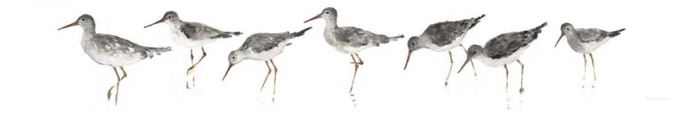 Sandpipers Panel Gray art print by Avery Tillmon for $57.95 CAD