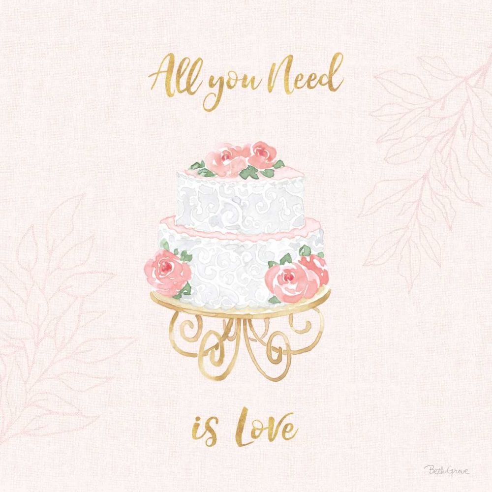 All You Need is Love IX Pink art print by Beth Grove for $57.95 CAD