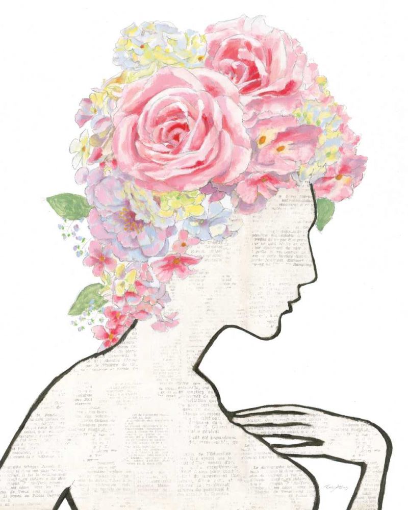 She Dreams of Roses I art print by Emily Adams for $57.95 CAD