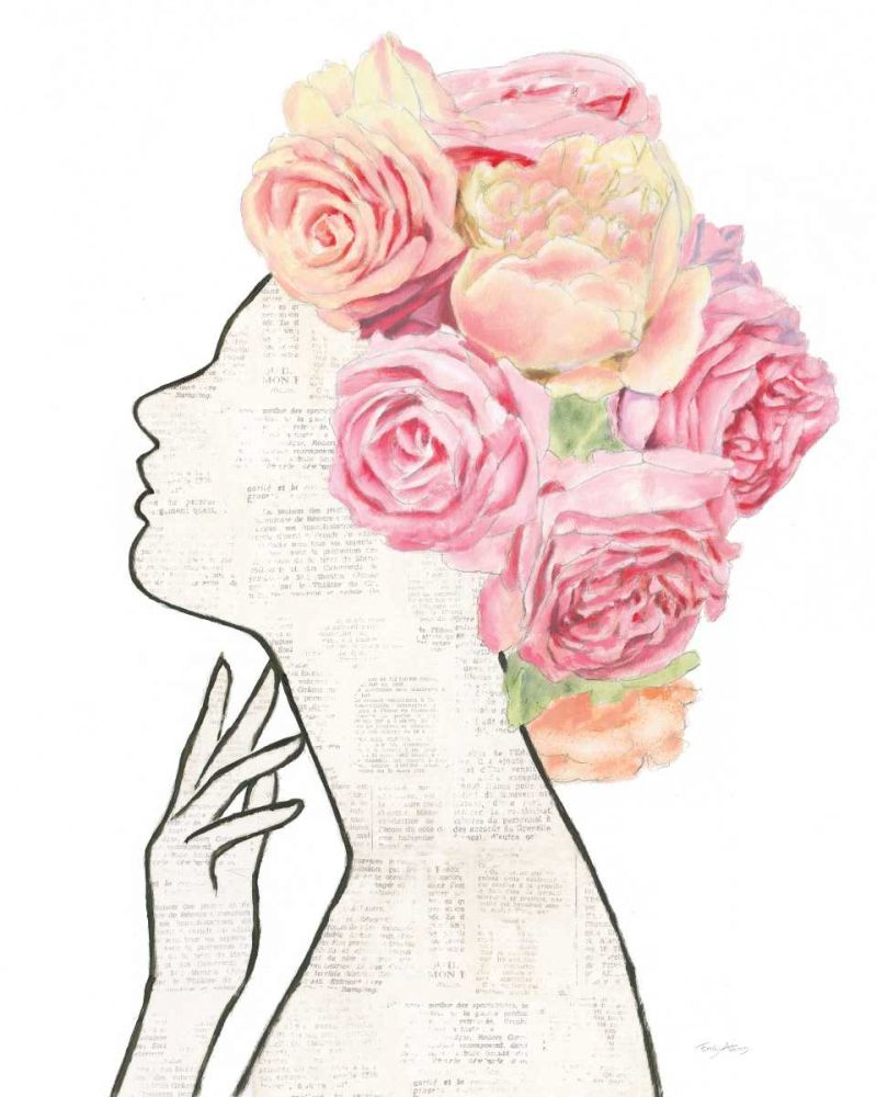 She Dreams of Roses II art print by Emily Adams for $57.95 CAD