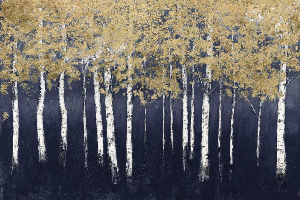 Shimmering Forest Indigo art print by James Wiens for $57.95 CAD